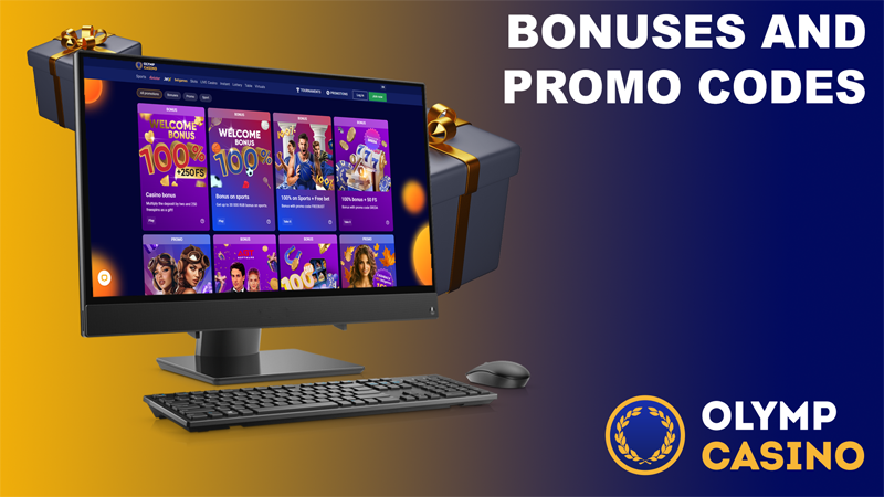 Bonuses and promo codes at Olymp Casino