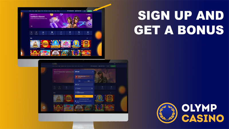 Registration on Olymp Casino Bangladesh